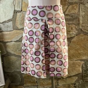 Millennium pink & brown polka dot skirt 🤎💗